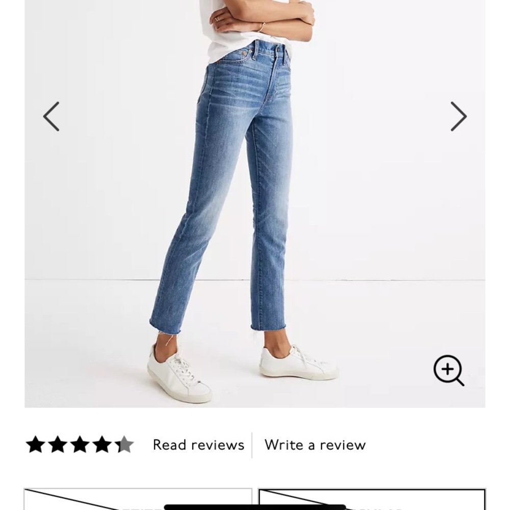 Madewell perfect vintage jeans size 27